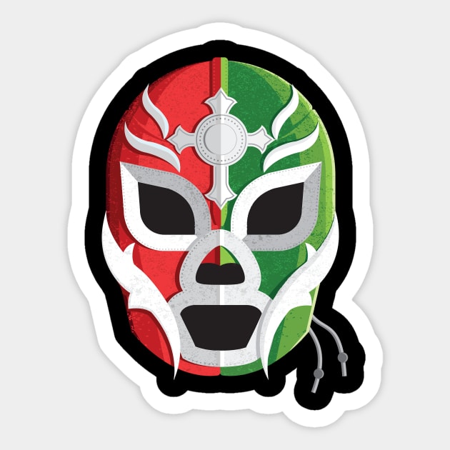 El Luchador Sticker by ochavezdesign